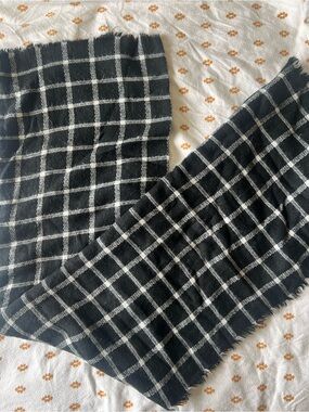 Apt. 9 Black and White Windowpane Plaid Scarf